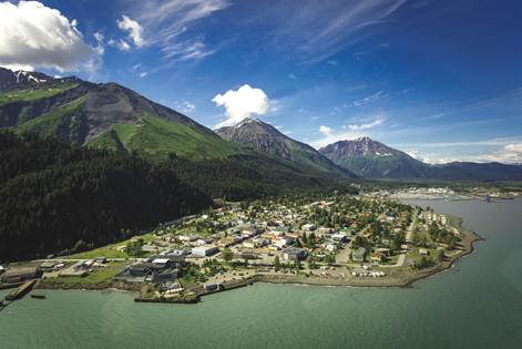 Seward aerial view