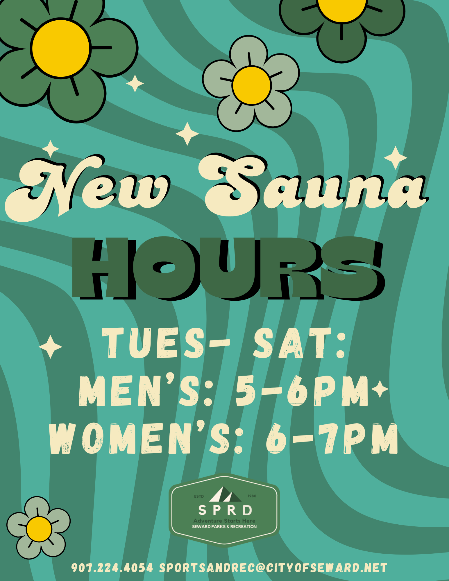 New Sauna Hours