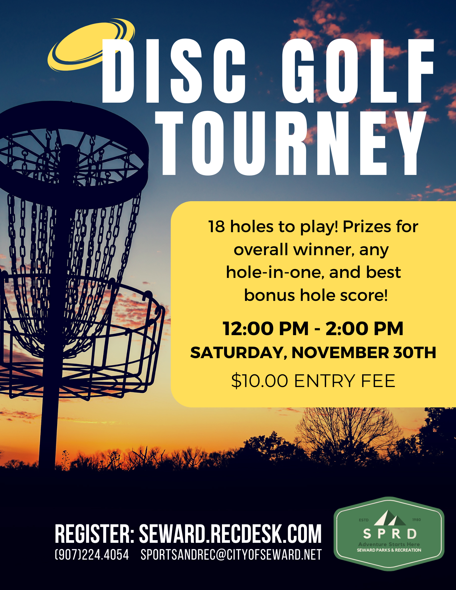 Disc Golf Tourney 2024